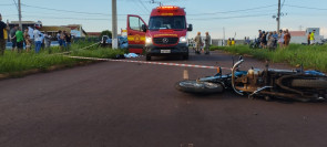 Idoso de moto morre após acidente com carro em Dourados