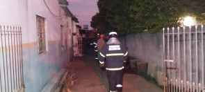 Incêndio deixa homem gravemente ferido em Dourados