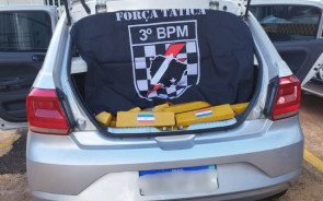 PM apreende grande quantidade de maconha no Campo Dourado e 2 homens são presos