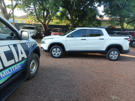 Ação conjunta recupera carro roubado em Ponta Porã