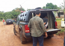 Principal suspeito do crime foi preso no local; foto: Sidnei Bronka/Ligado Na Notícia
