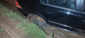 Trabalhador que estava retirando cone de rodovia é atropelado e tem pernas quebradas em Dourados