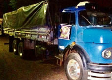 Caminhão estava no quintal de uma casa; foto: Divulgação/DOF