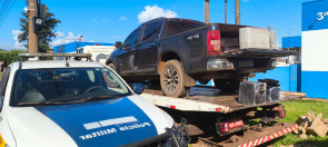 Paranaense é preso com caminhonete roubada e quase 500 quilos de maconha em Dourados