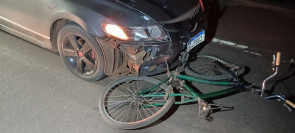 Ciclista morre atropelado por carro na BR-163 em Dourados
