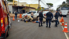 Motociclista ‘fura sinal’ vermelho, bate em caminhonete e morre após 5 dias internado no HV