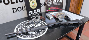 Durante investigação de homicídio, SIG apreende armas em casa de PM aposentado em Ponta Porã