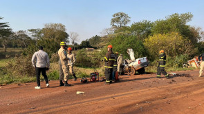 Homem morre em acidente entre carreta e carro na BR-267