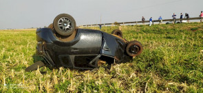 VÍDEO: Homem morre após capotar veículo e ser arremessado em Itaporã