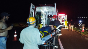 Acidente deixa família ferida na BR-163 em Dourados; menina de 11 anos está entubada