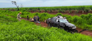Colisão frontal deixa um morto e 3 feridos na saída de Dourados e Ponta Porã