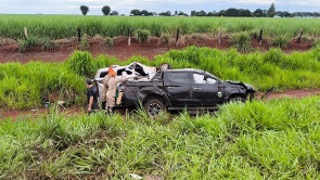 Colisão frontal deixa um morto e 3 feridos na saída de Dourados e Ponta Porã