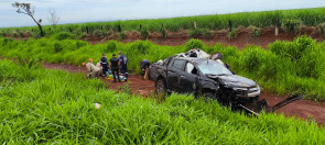 Colisão frontal deixa um morto e 3 feridos na saída de Dourados e Ponta Porã