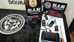 Polícia apresenta quadrilha especializada em furtos de veículos em Dourados