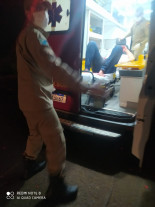 Durante briga com mulher, homem fica ferido a facadas em frente de hotel em Dourados