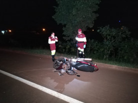Motociclista morre após bater em cavalo que estava no meio da pista na BR-163 em Dourados