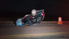 Colisão frontal deixa 1 morto e 2 feridos entre Dourados e Fátima do Sul
