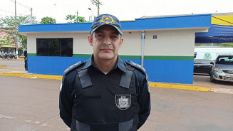 Comandante do 3º Batalhão de Policia Militar de Dourados, tenente-coronel Helbert Davyson Romeiro de Souza; Foto: Sidnei Bronka/Ligado Na Notícia