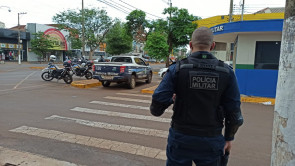 Policias reforçam segurança durante o fim de ano em Dourados