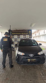 Carro havia sido roubado no sábado (26/4), na cidade de Americana (SP); Foto: Divulgação/DOF