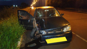 Jovens são atropelados enquanto empurravam moto na MS-156; uma pessoa morreu