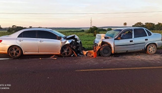 Acidente aconteceu na madrugada de ontem (25); Foto: Divulgação/PMR