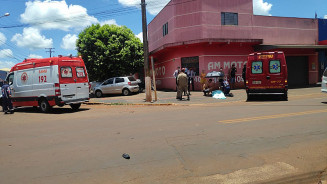 Acidente foi na Rua Monte Alegre com a Coronel Ponciano; Foto: Adilson Domingos