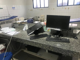 Preso por "quebradeira" na UPA chegou com comportamento agressivo, diz nota da Funsaud