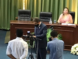 Vereadores eleitos e reeleitos tomam posse na Câmara Municipal de Dourados