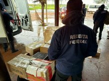 Ação da Receita Federal e forças de segurança apreende R$ 1,3 mi em mercadorias e veículos