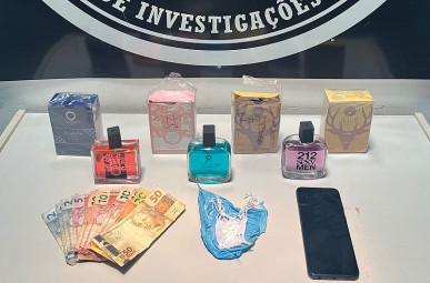 Homem é preso em flagrante com produtos furtados e drogas no Leste de MS