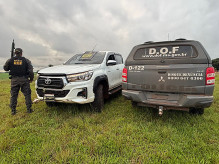 Paraguaios são presos em Ponta Porã com caminhonete roubada no Paraná