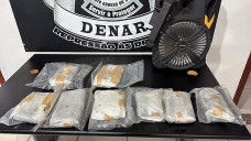 Com auxílio de cão farejador, polícia apreende carga de haxixe avaliada em R$ 562 mil