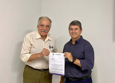 Fabio Luís cumpriu agenda com deputado federal Luiz Ovando na manhã de sábado