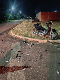 Motociclista fica em estado grave ao ser atingido por carro; motorista foi preso por omissão de socorro