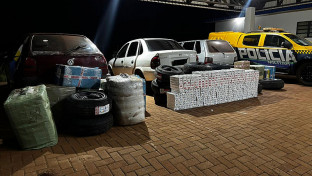 Em 3 apreensões distintas, polícia R$ 122 mil em mercadorias contrabandeadas
