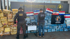 Ação conjunta acaba com acampamento do tráfico e apreende 4 toneladas de drogas e armas