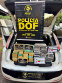 DOF apreende mais de 50 quilos de cocaína em compartimento oculto de carro