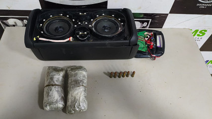 Flagrado com droga e munições, policial penal ganha liberdade e vai usar tornozeleira