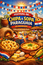 Festival de Chipa e Sopa Paraguaia celebra tradição da Semana Santa
