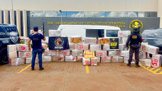 Ação conjunta prende homem com 2 toneladas de drogas em área de lazer em Dourados