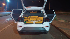 Casal é preso com grande quantidade de maconha na BR-163 em Dourados