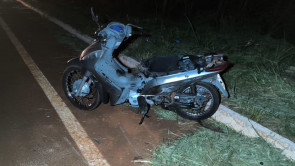 Colisão frontal entre Douradina e Panambi mata motociclista e deixa idosa em estado grave