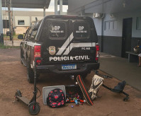 Polícia identifica crianças de 8 e 10 anos que furtaram residência em Iguatemi