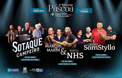 Festa da Páscoa chega no último dia com sorteio de ovos de chocolate e shows