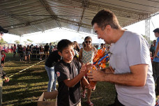 Segunda Festa da Páscoa encerra com entrega de 2,5 mil ovos de chocolate