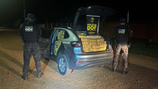 Polícia apreende 1,1 tonelada de maconha na fronteira com o Paraguai