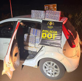 Casal é preso com 170 quilos de maconha em Laguna Carapã