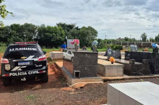 Trio é preso por violar túmulo de vítima de femincídio para prática de necrofilia