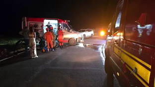 Motorista dorme ao volante e bate ambulância com gestante intubada em MS